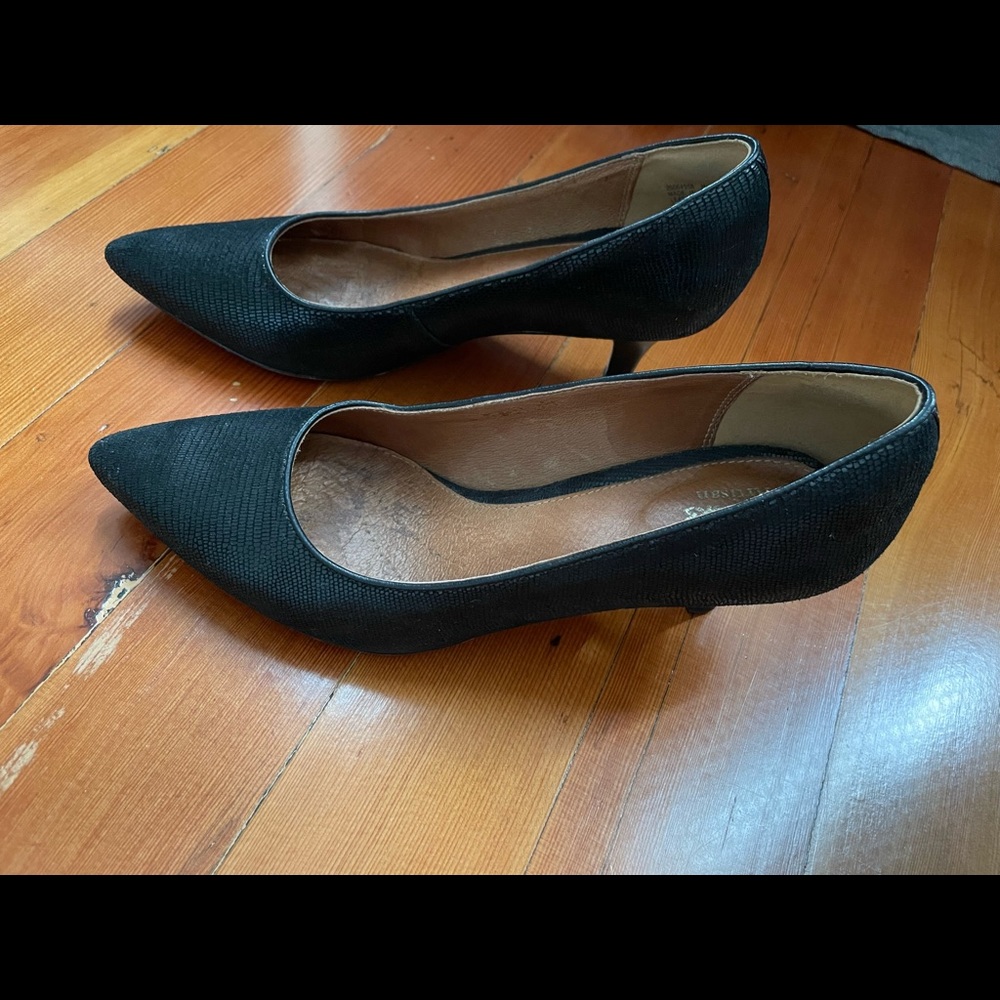 Clarks Artisan Kitten Heel Snakeskin Leather